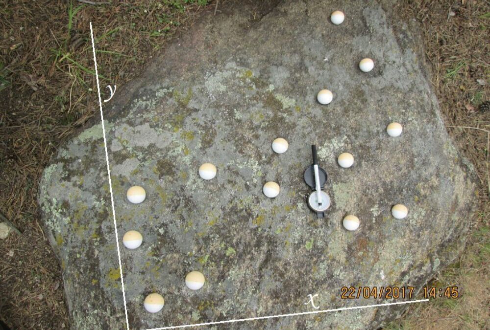 Analýza miskových kamenů ze Staré vinice a Heiliger Steinu